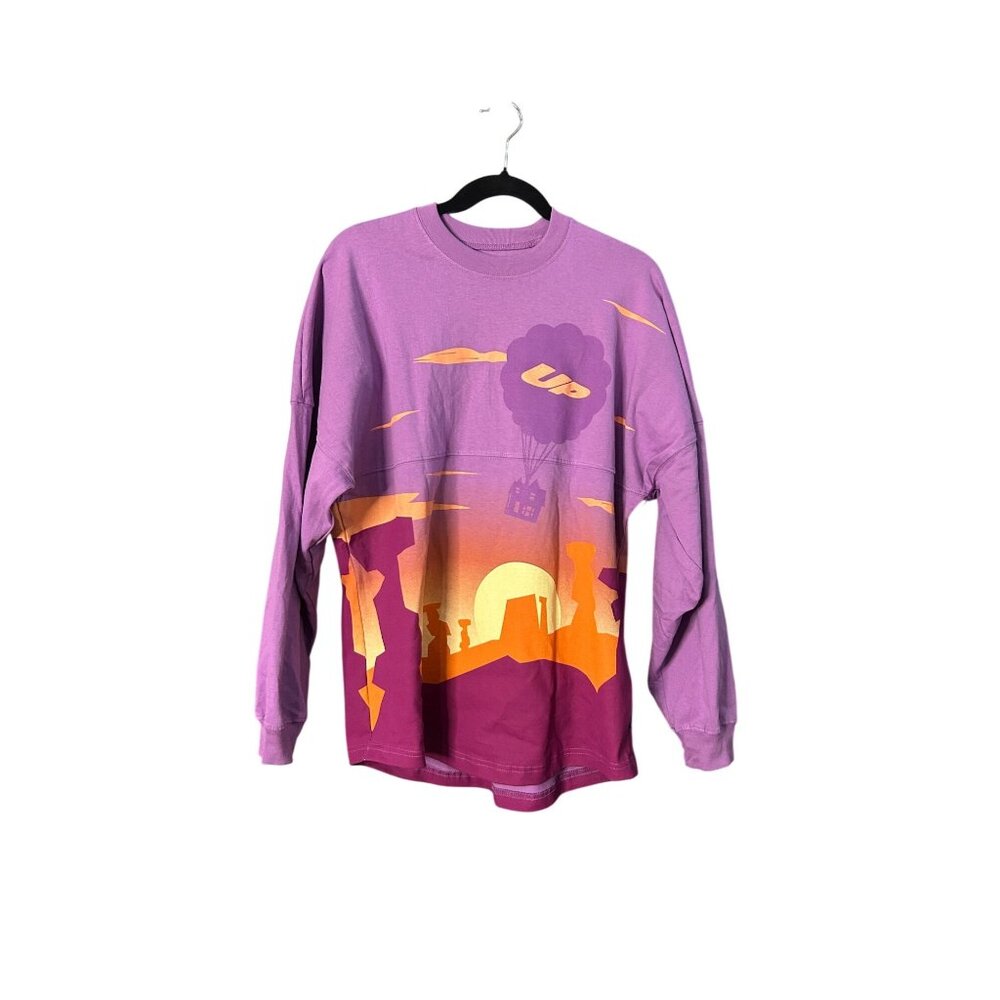 NWOT Disney Pixar Up Paradise Falls Women's Small Spirit Jersey (oversized)